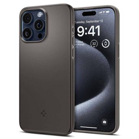 SPIGEN THIN FIT IPHONE 15 PRO GUNMETAL