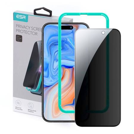 SZKŁO HARTOWANE ESR TEMPERED GLASS IPHONE 15 PLUS PRIVACY