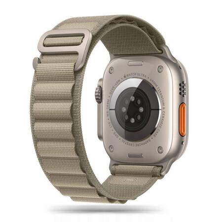 TECH-PROTECT NYLON PRO APPLE WATCH 6 / 7 / 8 / 9 / 10 / SE / ULTRA 1 / 2 (44 / 45 / 46 / 49 MM) TITANIUM/OLIVE