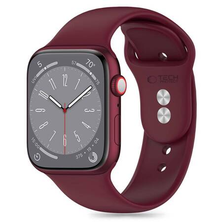 TECH-PROTECT SILICONE APPLE WATCH 6 / 7 / 8 / 9 / 10 / SE / ULTRA 1 / 2 (44 / 45 / 46 / 49 MM) MULBERRY